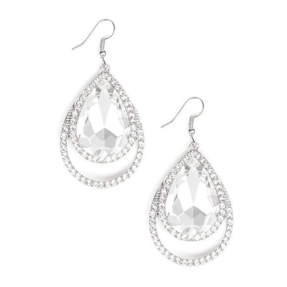 Famous White Earrings - Picture 2 of 3